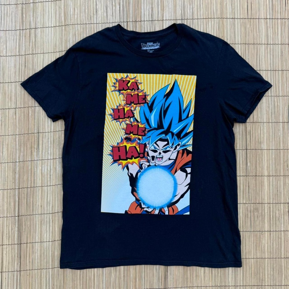 Dragon Ball Super Kamehameha Licensed Comic Tshirt Mens Size‎ Large Graphic Tee